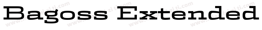 Bagoss Extended TRIAL Regular字体转换